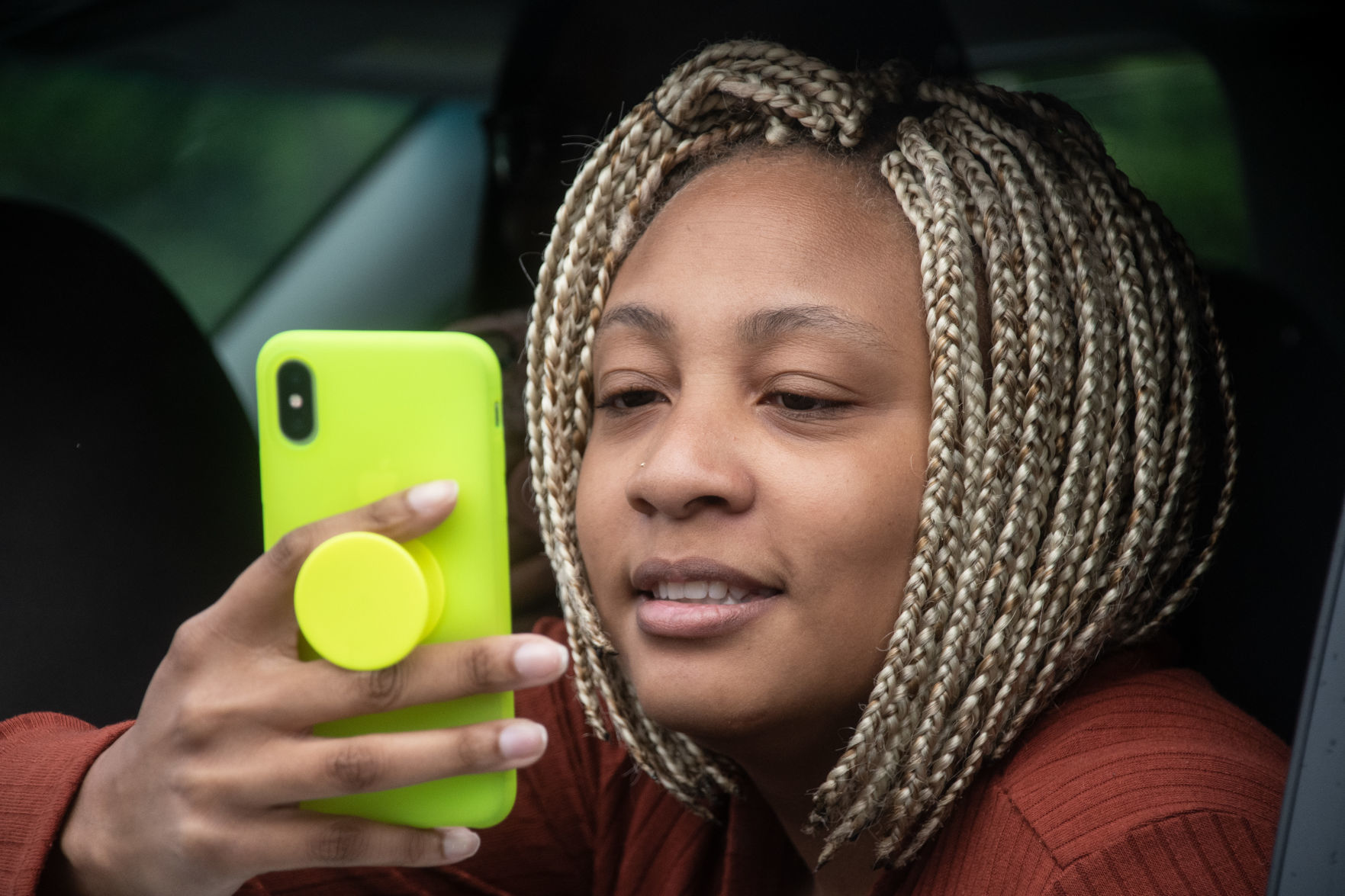 Eastern Guilford High School's drive-thru graduation